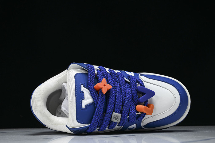 TRAINER MAXI FAT-SIZED LOAFERS WHITE/BLUE