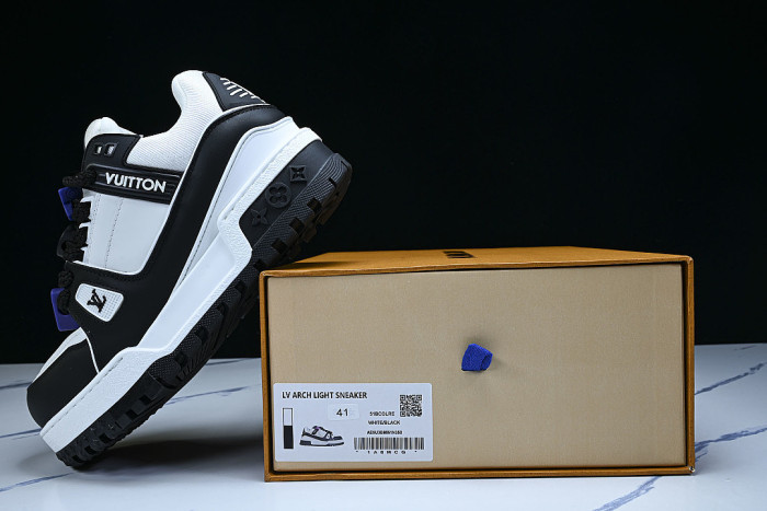 TRAINER MAXI FAT-SIZED LOAFERS WHITE/BLACK