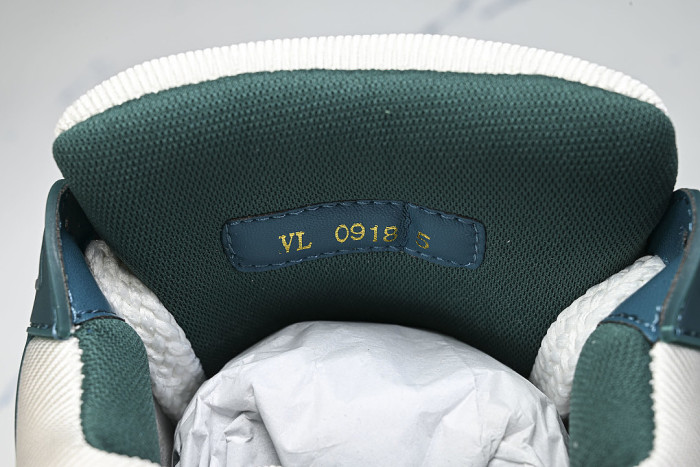 TRAINER MAXI FAT-SIZED LOAFERS WHITE/GREEN