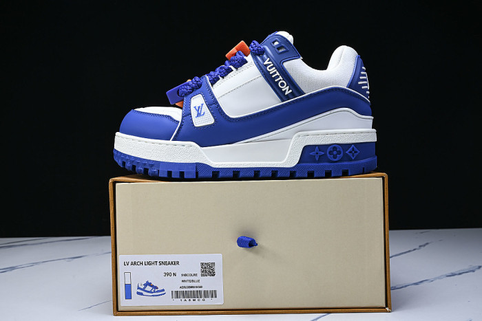 TRAINER MAXI FAT-SIZED LOAFERS WHITE/BLUE