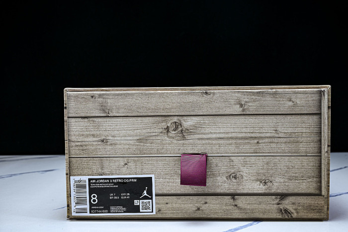 IO7744-600 AIR JORDAN 3 BIN 23 AJ3 RETRO LOW TOP BASKETBALL SHOES WINE RED/CLARET RED