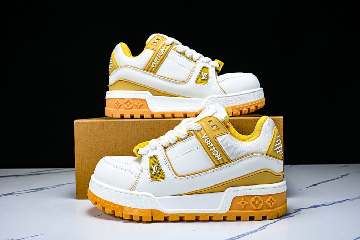 TRAINER MAXI XIAOPANG AND DINGPANG STYLE SHOES ORANGE/WHITE