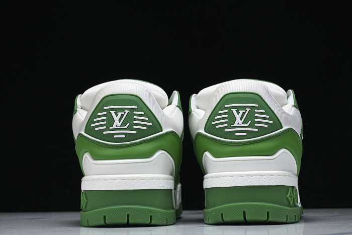 TRAINER MAXI FAT-SIZED LOAFERS WHITE/GREEN