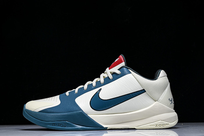 IZ1852-100 ZOOM KOBE 5 PROTRO MEN'S PRACTICAL BASKETBALL SHOES NAVY BLUE/WHITE