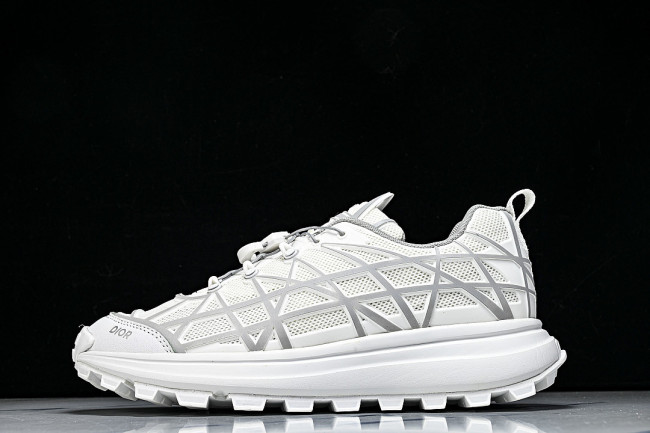 B31 MEN'S MESH FABRIC PATTERN SPORTS SHOES LIGHT GRAY/WHITE