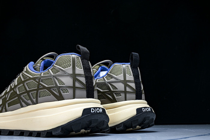 B31 MEN'S MESH FABRIC PATTERN SPORTS SHOES ARMY GREEN/BEIGE