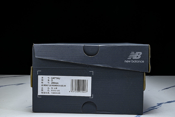 U471AJ NEW BALANCE SPRING AND SUMMER THIN-SOLED ANTI SLIP CASUAL LIFE SHOES LIGHT GRAY/GREY