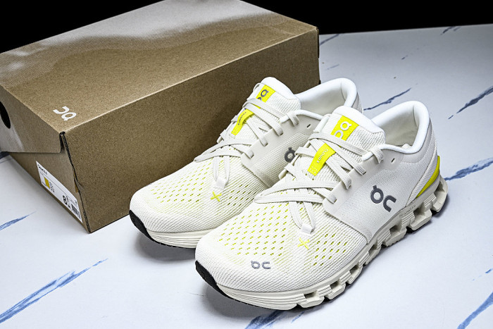 3ME30043072 CLOUD X4 COMFORTABLE AND BREATHABLE SUPPORT NEW 2026 TRAINING SHOES YELLOW/WHITE