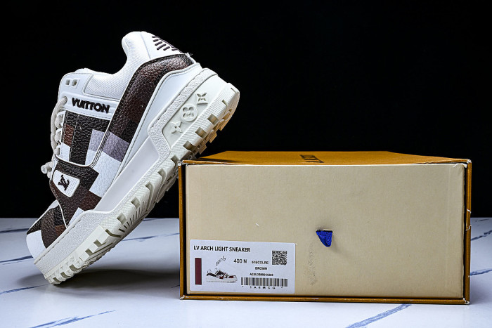 1AD7SX MEN'S AND WOMEN'S SPORTS AND CASUAL SHOES DAMOFLAGE WHITE/COFFEE