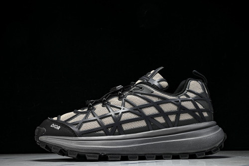 B31 MEN'S MESH FABRIC PATTERN SPORTS SHOES LIGHT GRAY/BLACK