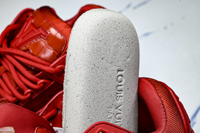 1ACN1K LEATHER CASUAL LOW TOP SPORTS SHOES FOR BOTH MEN AND WOMEN RED/REDNESS