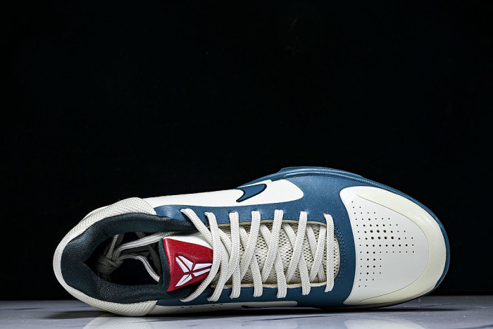 IZ1852-100 ZOOM KOBE 5 PROTRO MEN'S PRACTICAL BASKETBALL SHOES NAVY BLUE/WHITE
