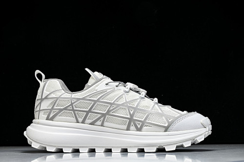 B31 MEN'S MESH FABRIC PATTERN SPORTS SHOES LIGHT GRAY/WHITE