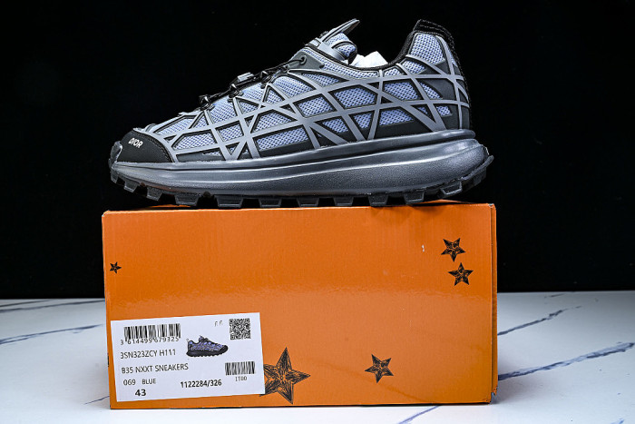 B31 MEN'S MESH FABRIC PATTERN SPORTS SHOES DARK GRAY/GREY