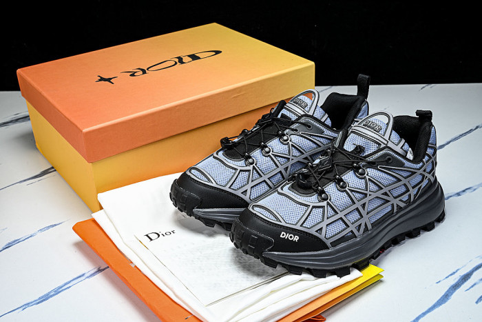 B31 MEN'S MESH FABRIC PATTERN SPORTS SHOES DARK GRAY/GREY