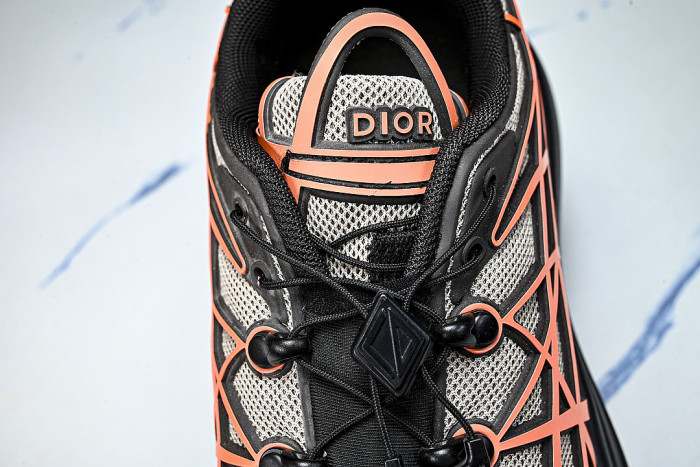 B31 MEN'S MESH FABRIC PATTERN SPORTS SHOES ORANGE/LIGHT GRAY