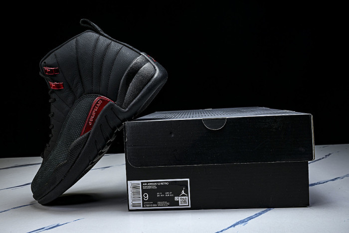 CT8013-003 AIR JORDAN 12 RETRO BLOODLINE AJ12 BLACK/RED