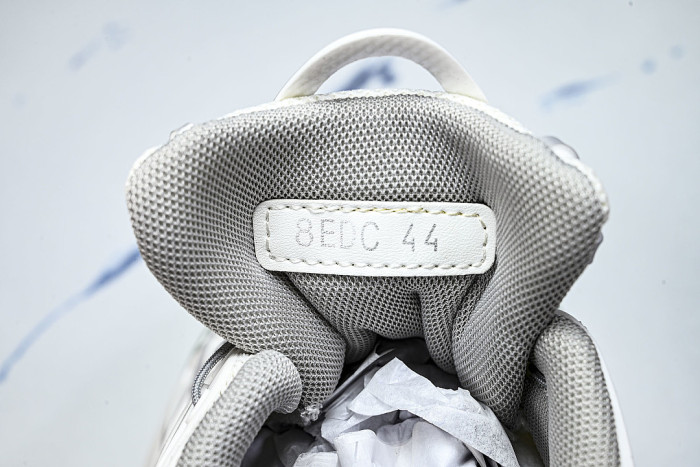 B31 MEN'S MESH FABRIC PATTERN SPORTS SHOES LIGHT GRAY/WHITE