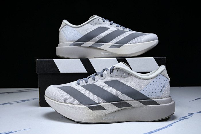KI7351 ADIZERO EVO SL COMPRESSION RUNNING SHOES GREY/GREY/GREY