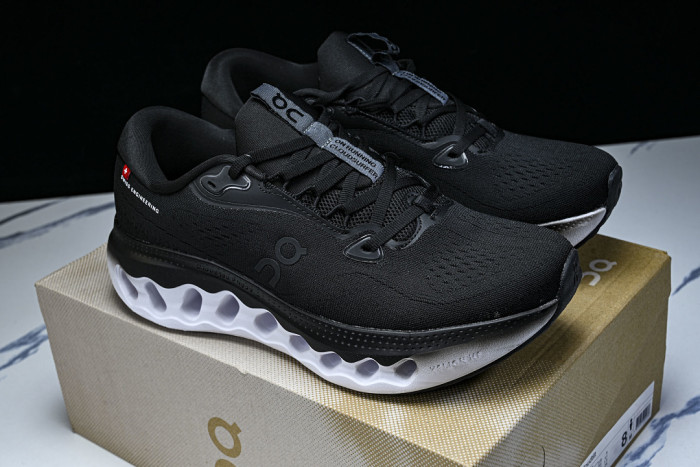 ON RUNNING CLOUDTILT LIGHTWEIGHT CASUAL SHOES BLACK/WHITE/BLACK