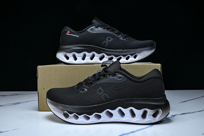 ON RUNNING CLOUDTILT LIGHTWEIGHT CASUAL SHOES BLACK/WHITE/BLACK