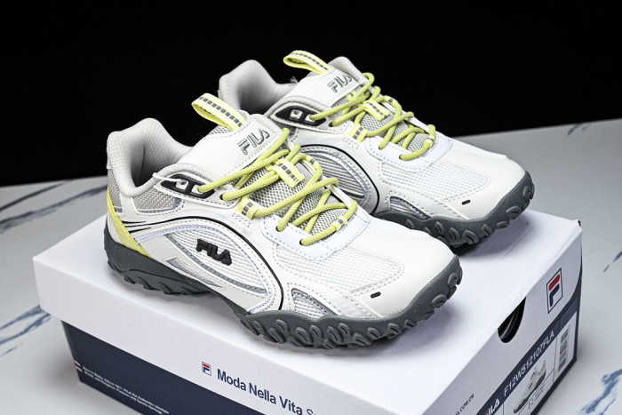F12W512107FLA DURABLE LIGHTWEIGHT VERSATILE DE XUN THIN AND CLEVER RUNNING SHOES WHITE/GREY