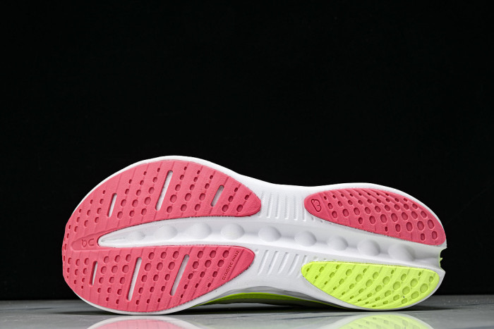 ON RUNNING CLOUDTILT LIGHTWEIGHT CASUAL SHOES WHITE/GREEN/PINK