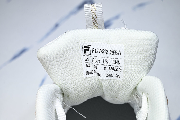 F12W512149FSW DURABLE LIGHTWEIGHT VERSATILE THIN AND CLEVER RUNNING SHOES WHITE/OFF WHITE