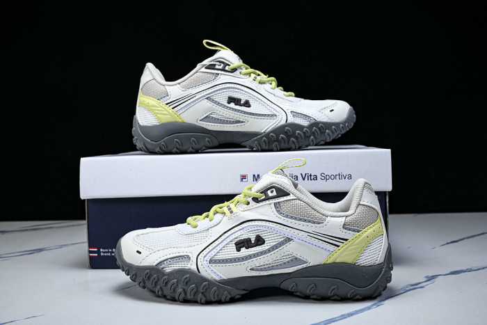 F12W512107FLA DURABLE LIGHTWEIGHT VERSATILE DE XUN THIN AND CLEVER RUNNING SHOES WHITE/GREY