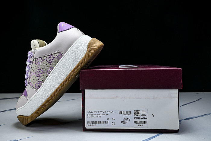 SCREENER SERIES OF THICK SOLED SPORTS SHOES FOR WOMEN VIOLET/LIGHT GRAY