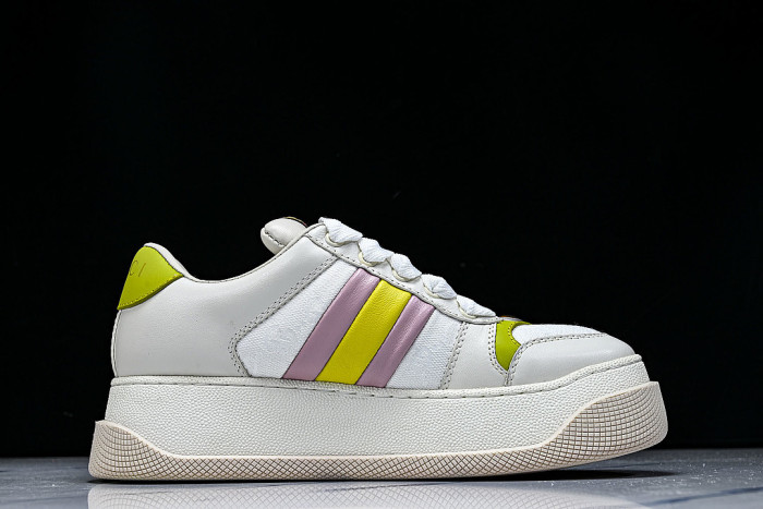 SCREENER SERIES OF THICK SOLED SPORTS SHOES FOR WOMEN VIOLET/GREEN/WHITE