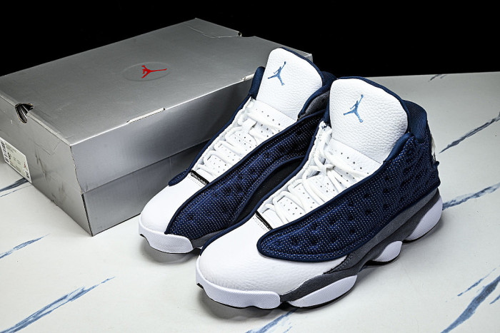 IW3808-400 JORDAN 13 RETRO NAVY/UNIVERSITY BLUE/FLINT GREY/WHITE