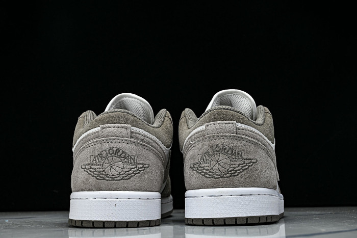 553558-046 AIR JORDAN 1 LOW AJ1 RETRO CULTURE BASKETBALL SHOES DARK GRAY/GREY