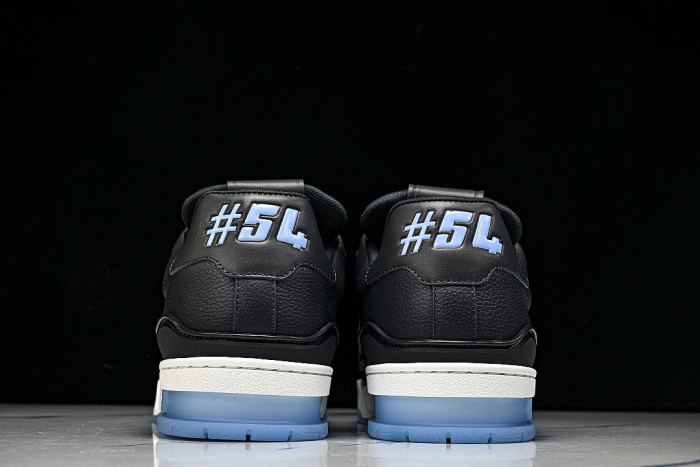 1AKDGX SPORTY CASUAL SHOES BLACK/WHITE/BLUE