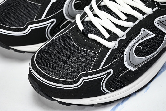 MEN'S BREATHABLE CASUAL LACE UP RUNNING SHOES 2026 NEW STYLE BLACK/WHITE/GREY