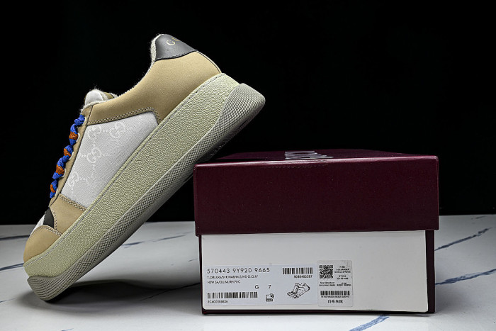 SCREENER SERIES OF THICK SOLED SPORTS SHOES FOR WOMEN BROWN/GREY