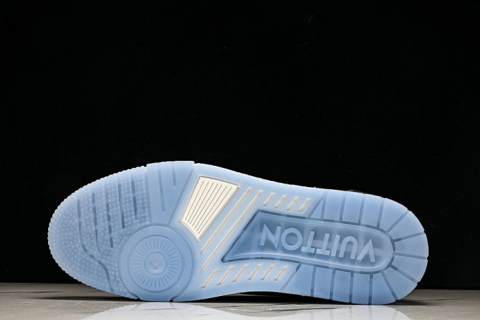 1AKDGX SPORTY CASUAL SHOES BLACK/WHITE/BLUE