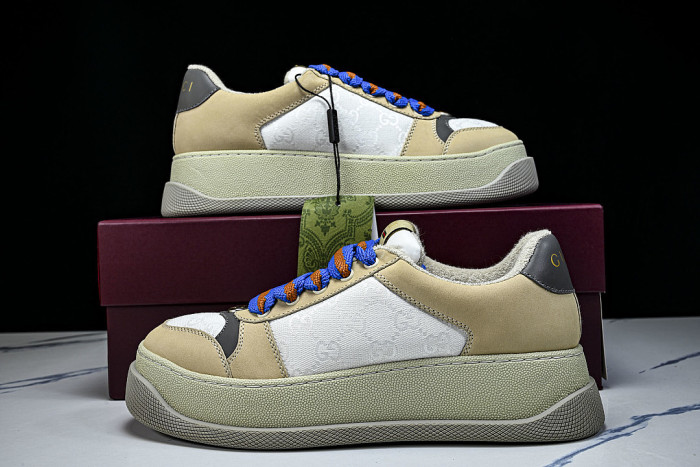 SCREENER SERIES OF THICK SOLED SPORTS SHOES FOR WOMEN BROWN/GREY