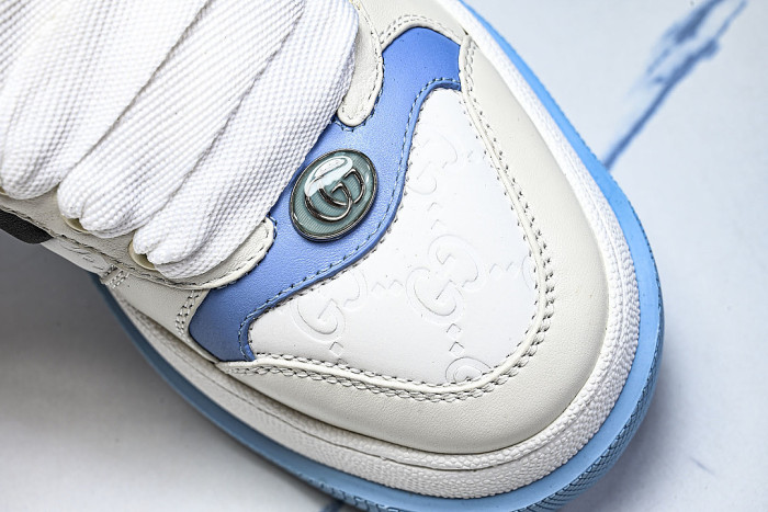 SCREENER SERIES OF THICK SOLED SPORTS SHOES FOR WOMEN WHITE/LIGHT BLUE