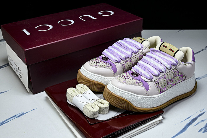 SCREENER SERIES OF THICK SOLED SPORTS SHOES FOR WOMEN VIOLET/LIGHT GRAY