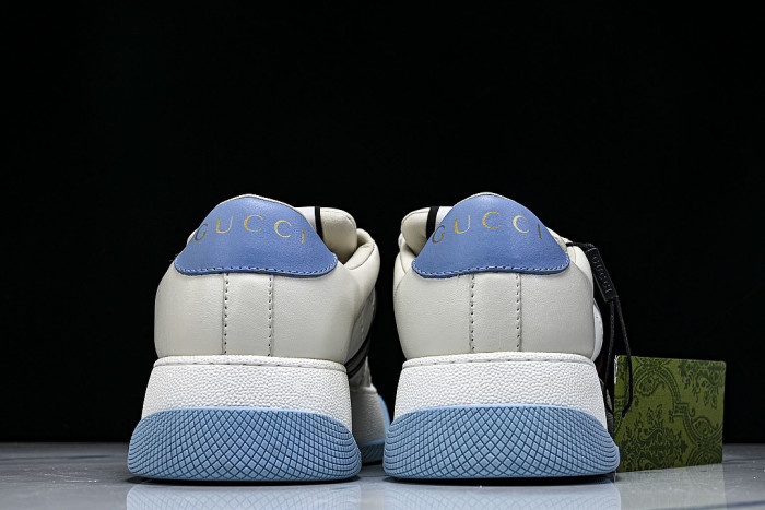 SCREENER SERIES OF THICK SOLED SPORTS SHOES FOR WOMEN WHITE/LIGHT BLUE