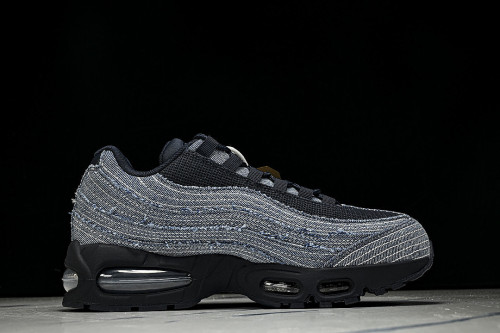HM4743-400 AIR MAX 95 RETRO SHOCK ABSORBING AIR CUSHIONED RUNNING SHOES NAVY BLUE/BLUE