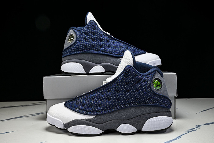 IW3808-400 JORDAN 13 RETRO NAVY/UNIVERSITY BLUE/FLINT GREY/WHITE