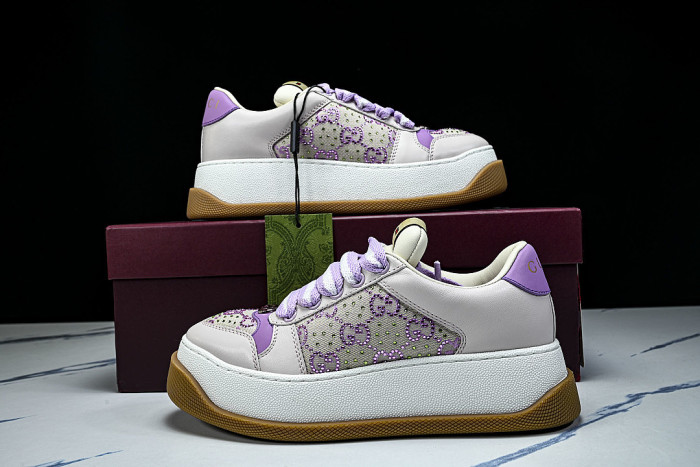SCREENER SERIES OF THICK SOLED SPORTS SHOES FOR WOMEN VIOLET/LIGHT GRAY