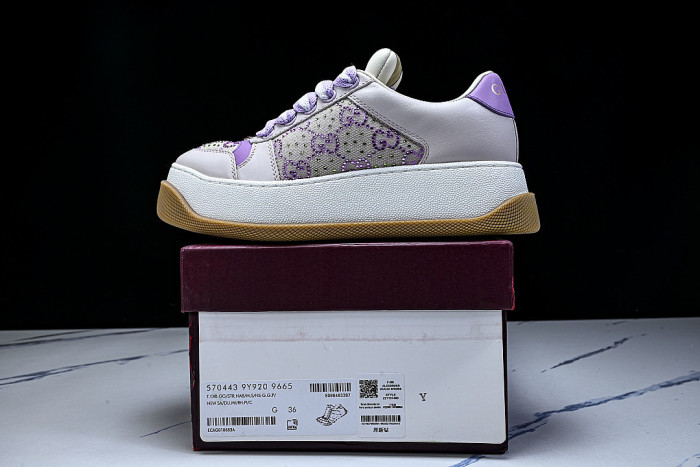 SCREENER SERIES OF THICK SOLED SPORTS SHOES FOR WOMEN VIOLET/LIGHT GRAY