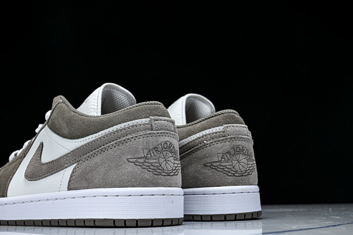 553558-046 AIR JORDAN 1 LOW AJ1 RETRO CULTURE BASKETBALL SHOES DARK GRAY/GREY