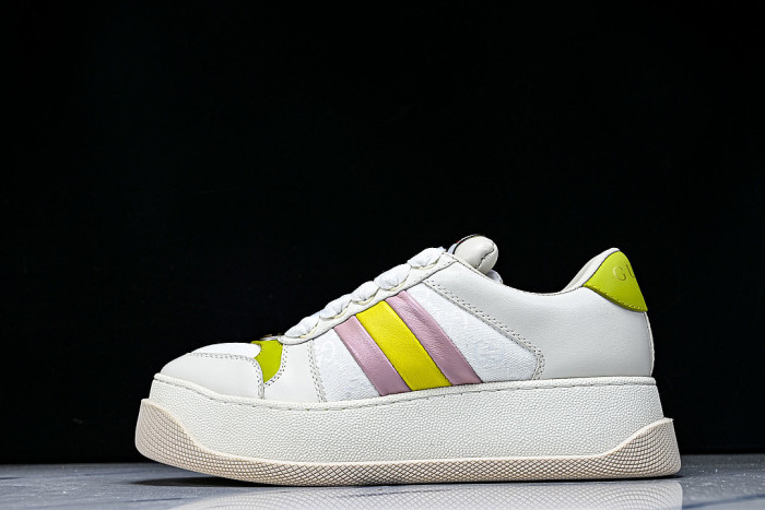 SCREENER SERIES OF THICK SOLED SPORTS SHOES FOR WOMEN VIOLET/GREEN/WHITE