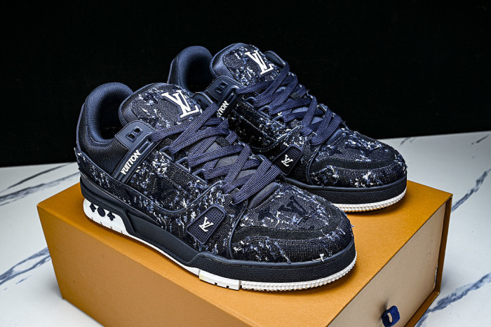 RUBBER-SOLED SPORTS CASUAL SHOES NAVY BLUE/NAVY BLUE