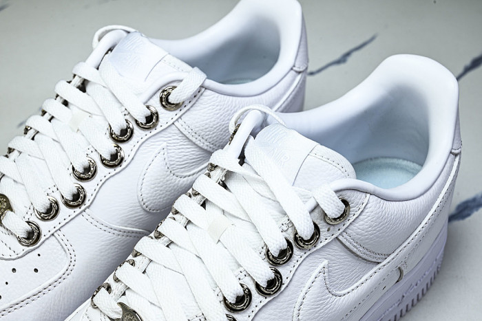 CZ8065-100 AIR FORCE 1 07 LOW CASUAL SNEAKERS WHITE/PURE WHITE