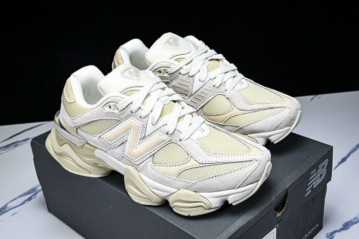 U9060SS NEW BALANCE 9060 RETRO CASUAL SPORTS RUNNING SHOES LIGHT WHEAT/WHEAT